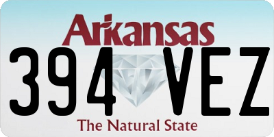 AR license plate 394VEZ