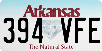 AR license plate 394VFE