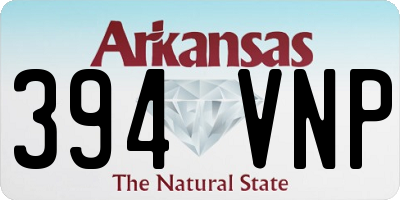 AR license plate 394VNP