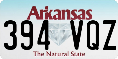 AR license plate 394VQZ