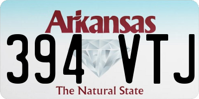 AR license plate 394VTJ