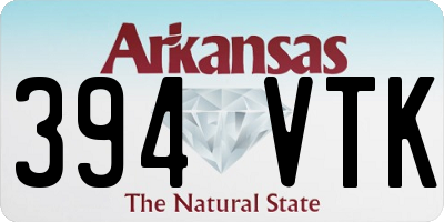 AR license plate 394VTK