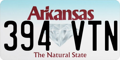 AR license plate 394VTN