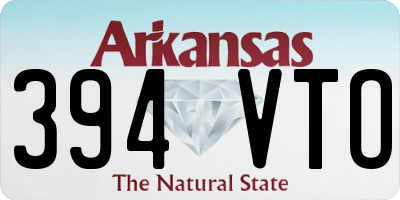 AR license plate 394VTO