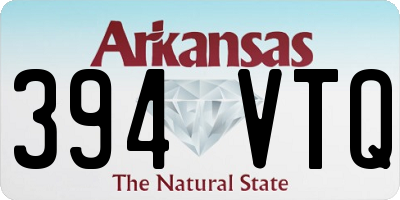 AR license plate 394VTQ