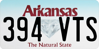 AR license plate 394VTS