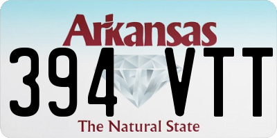 AR license plate 394VTT