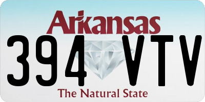 AR license plate 394VTV