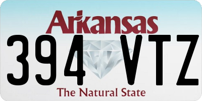 AR license plate 394VTZ