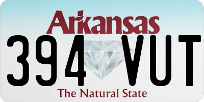 AR license plate 394VUT