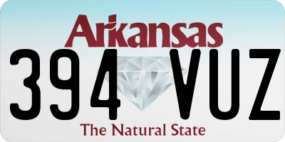 AR license plate 394VUZ