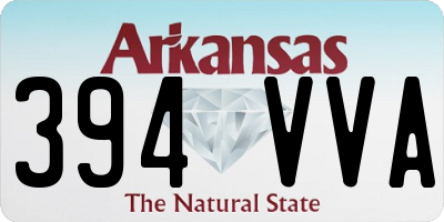 AR license plate 394VVA
