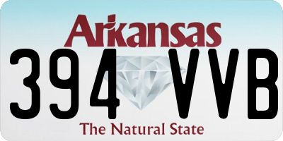 AR license plate 394VVB