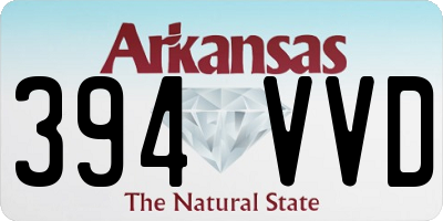 AR license plate 394VVD