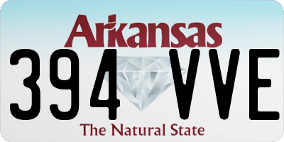 AR license plate 394VVE
