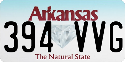 AR license plate 394VVG