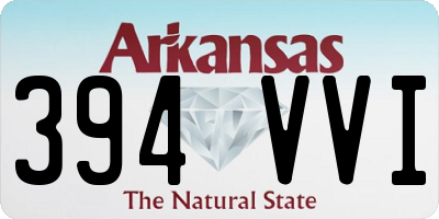 AR license plate 394VVI