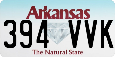 AR license plate 394VVK