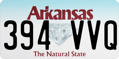 AR license plate 394VVQ