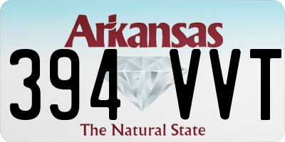 AR license plate 394VVT