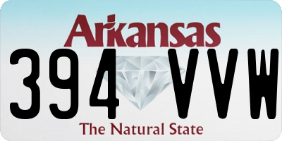 AR license plate 394VVW