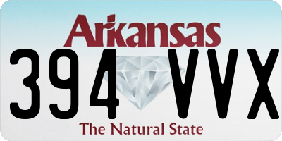AR license plate 394VVX