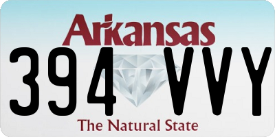 AR license plate 394VVY