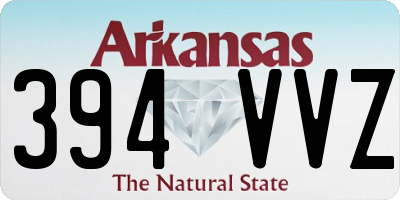AR license plate 394VVZ
