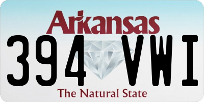 AR license plate 394VWI