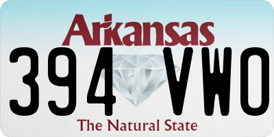 AR license plate 394VWO