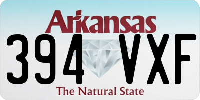 AR license plate 394VXF
