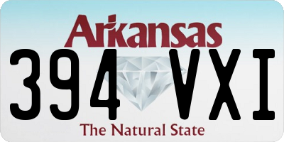 AR license plate 394VXI