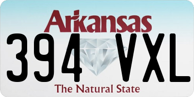 AR license plate 394VXL