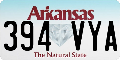AR license plate 394VYA