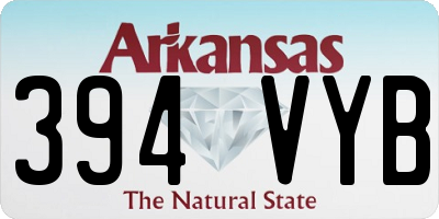 AR license plate 394VYB