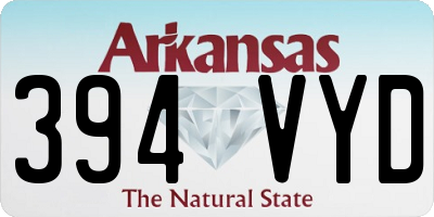 AR license plate 394VYD