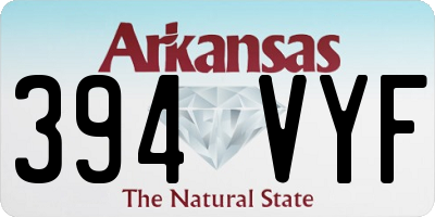 AR license plate 394VYF