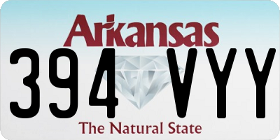 AR license plate 394VYY
