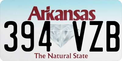 AR license plate 394VZB