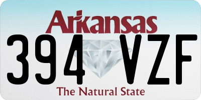 AR license plate 394VZF