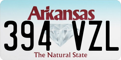 AR license plate 394VZL