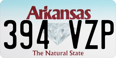 AR license plate 394VZP
