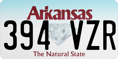 AR license plate 394VZR