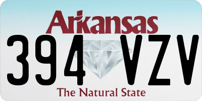 AR license plate 394VZV