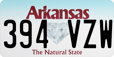 AR license plate 394VZW