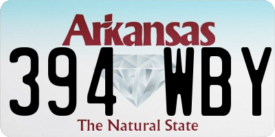 AR license plate 394WBY