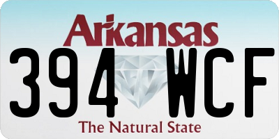 AR license plate 394WCF
