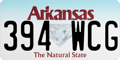 AR license plate 394WCG