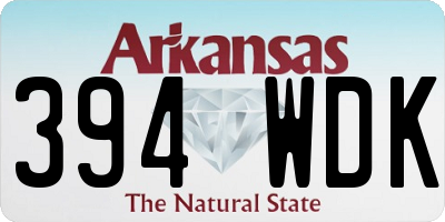 AR license plate 394WDK