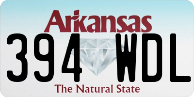 AR license plate 394WDL